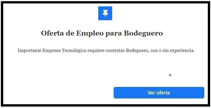 Curriculum vitae bodeguero image